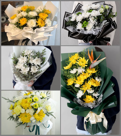 广东揭阳市普宁市梅林镇南阳村白事花束代送